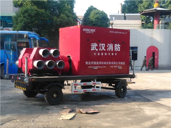 羅德大流量移動(dòng)排污轉子泵車(chē)