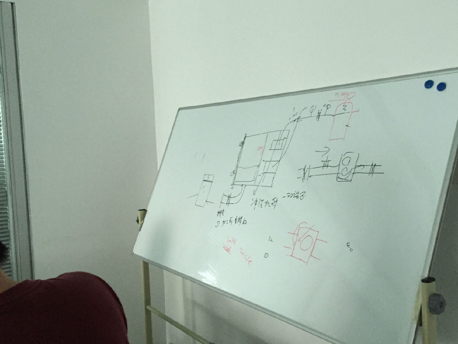青島羅德轉子泵團隊討論技術(shù)問(wèn)題