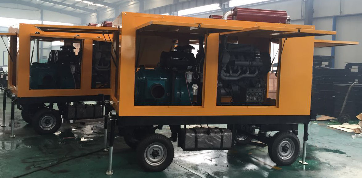 四輪式柴油機移動(dòng)泵車(chē)