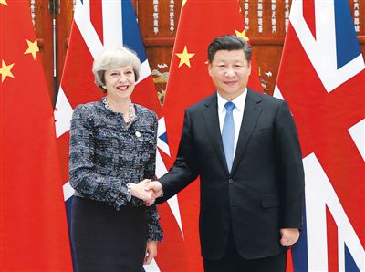 G20峰會(huì )中英領(lǐng)導人會(huì )見(jiàn)20160906