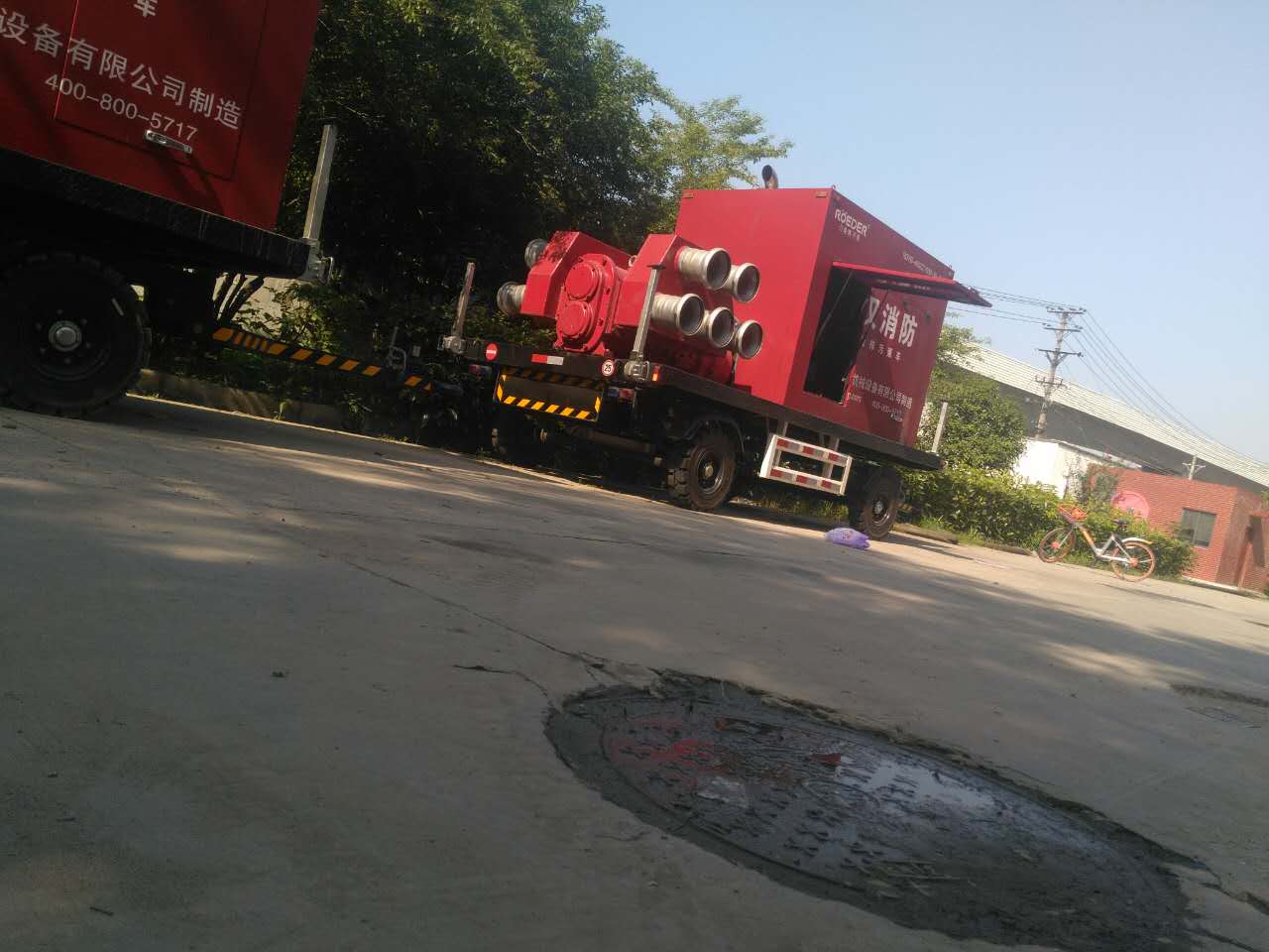 武漢移動(dòng)泵車(chē)應用圖片