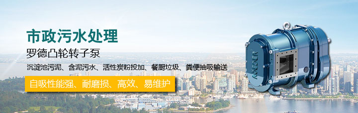 羅德凸輪轉子泵提供污水廠(chǎng)污泥泵選型